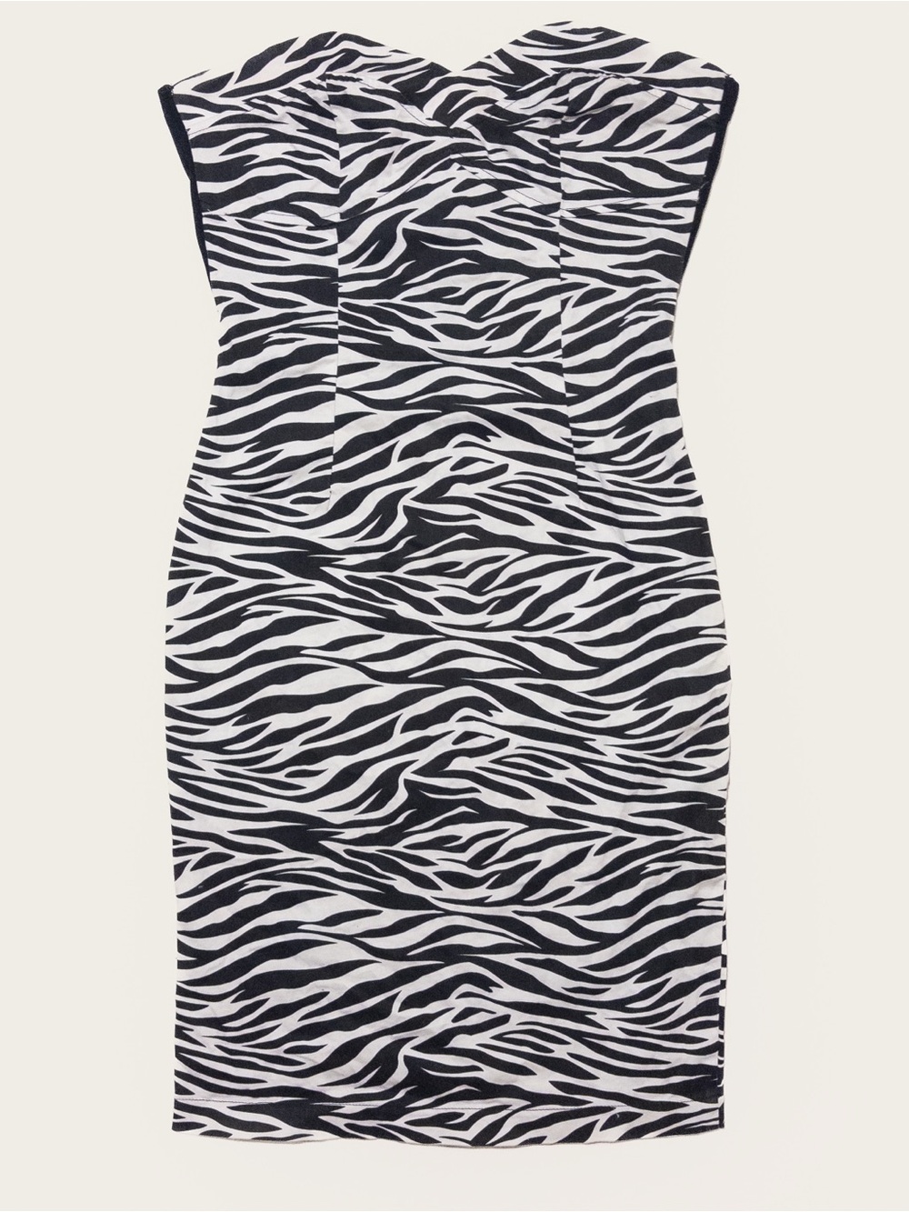 Zebra Print y2k club Indie Sleeveless Sweetheart Bandage Dress